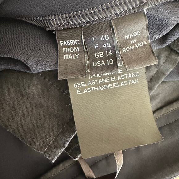 Derek Lam Alana Flare Legging Dress Pant US 10 Navy - Picture 4 of 9